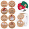 Aufkleber Weihnachten, 500 Stück Weihnachtsaufkleber 4cm Rund Selbstklebend Etiketten mit Frohe Weihnachten Motiven für Geschenkverpackungen Party Dekoration Umschlag Geschenktasche