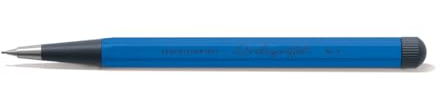LEUCHTTURM1917 369817 Drehgriffel Nr. 2, Bleistift mit Drehmechanik, Aluminium, Stahl, designprämiert, Sky - Bleistift