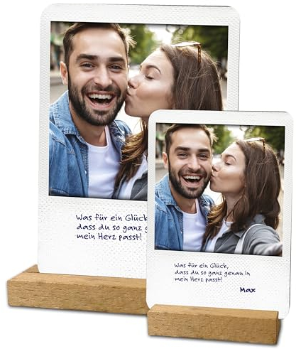 codiarts. | Acryl Glas Bild | personalisiertes Foto Geschenk | mit eigenem Bild und Text | im Spotify Song Cover Musik Glas Design | Fotogeschenke für Sie & Ihn | Frauen & Männer (Polaroid)