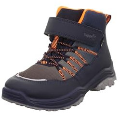 Superfit Jungen Jupiter warm gefütterte Gore-Tex Sneaker, BLAU/ORANGE 8000