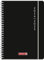 BRUNNEN Schülerkalender (2024/2025) „Plain Black“, 2 Seiten = 1 Woche, A5, 208 Seiten, schwarz