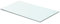 Kavolet 60x30 cm Glasboden Glasscheibe Glasplatte Glasregal Transparent Regalboden Glas Einlegeboden Glasablage für Badezimmer Wandregal Badablage 8 mm stärke