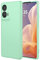 TEYYOS Cover per Motorola Moto G85 5G, Morbida Silicone Liquido Morbido Case Caso, Tre Strati Antiurto Premium Proteggere Custodia, Matcha Verde