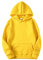 Generisch Felpa con cappuccio da uomo, casual, con cappuccio, tinta unita, vintage, con cappuccio, a girocollo, autunno/inverno, giallo., XXXL