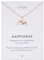 LUUK LIFESTYLE Filigrane Halskette mit Anhänger aus wasserfestem Edelstahl, Geschenk für Frauen, modernes Schmuck Design, Delfin, Roségold