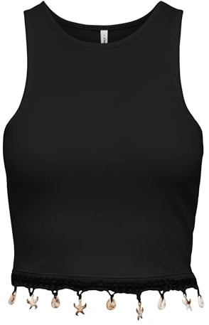 ONLY Damen Female Top Onlshelly Top Onlshelly Life S/L Top JRS (1er Pack)