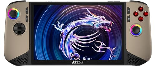 MSI Claw PC Gaming Handheld: Intel Ultra 7-258V, 8 FHD 120Hz Display, 32GB LPDDR5, 1TB NVMe SSD, MicroSD Card Reader, Thunderbolt 4, Win 11 Home: Black 8 AI+ A2VM-001US