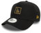 New Era Los Angeles Dodgers MLB Baseball Cap Verstellbarer Snapback Teampatch LA Kappe schwarz Gold - One-Size
