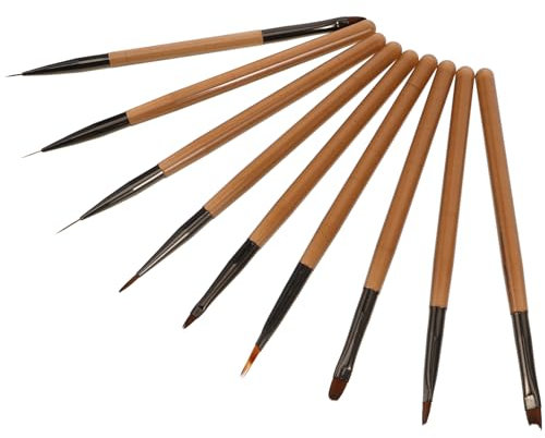 DEARMAMY 1Set Nail Art Brush Set for Professional Manicure Versatile Tools for Gel Polish Liner Techniques and Artistic Designs for Salons and Nail Enthusiasts