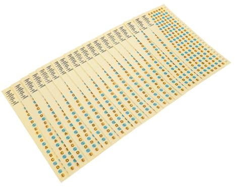 TOPBATHY 20 Stück Gitarren Griffbrett Aufkleber Fingerpositionsmarker für Anfänger Langlebige Rückstandsfreie Notenaufkleber zum Üben und Lernen Einfach Anzubringen Klebstark und Ablösbar