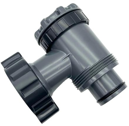 drburpily Pompe de Piscine électrique, Filtre de Piscine, vanne Piston Marche/arrêt, pièce Rechange pour vanne Piston Remplacement Hors Sol, Connexion 38 vannes Tuyau Natation,