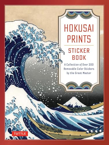 Hokusai Prints Sticker Book: A Collection of over 160 Removable Color Stickers by the Great Master