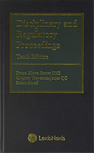 Disciplinary and Regulatory Proceedings