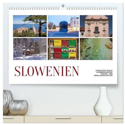 Slowenien - Streifzüge durch atemberaubende Küsten- und Berglandschaften (hochwertiger Premium Wandkalender 2026 DIN A2 quer), Kunstdruck in ... Berg- und Küstenlandschaften. (CALVENDO Orte)