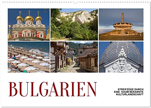 Bulgarien - Streifzüge durch eine kaum bekannte Kulturlandschaft (Wandkalender 2026 DIN A2 quer), CALVENDO Monatskalender: Bulgarien bietet neben ... Gebirgslandschaften. (CALVENDO Orte)