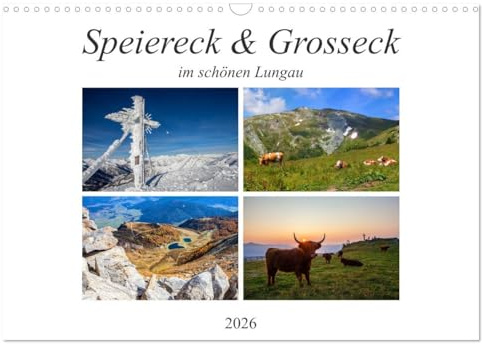 Speiereck & Grosseck (Wandkalender 2026 DIN A3 quer), CALVENDO Monatskalender: Impressionen von den zwei Skibergen im Lungau (CALVENDO Orte)