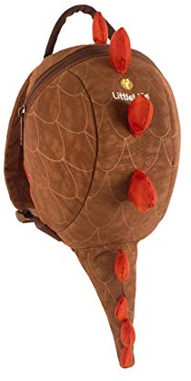 LittleLife L10830 Dinosaur Toddler Backpack With Safety Rein, braun