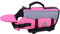VIVAGLORY Giubbotto di Salvataggio per Cani con Galleggiante Anteriore Rimovibile, Salvagente per Cani con Bordi Riflettenti e Imbottitura Extra per Nuoto e Nautica, Rosa, XS
