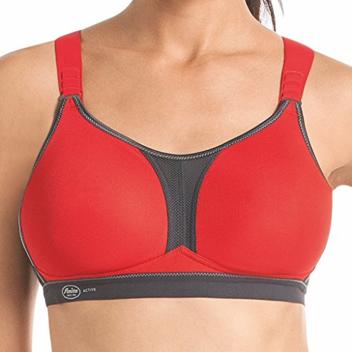 Anita Active Active Damen Sport-BH Active/Dynamixstar, Damen, Sport-BH, 5537, rot, EU 90A (IT 6A)