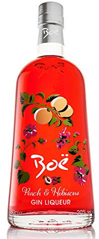 Boë Peach & Hibiscus Gin Liqueur - Flavoured Gin Liqueur - 50cl