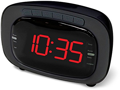 Denver CR-422-1,2 LED Display - Dual Alarm Timer/Radio - 20 EMISORAS FM - Func