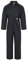 Ladies Zip Front Boilersuit Workwear Boiler Suit Coverall Overall Womens Girls (12 (36 Chest), Black)