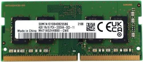SAMSUNG Mémoire RAM Barrette 4 Go DDR4 SO-DIMM PC4 3200 MHz 260 broches Non-ECC CL22 1,2 V M471A5244BB0-CWE - pour ordinateur portable