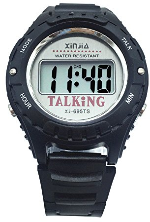 Orologio parlante in lingua spagnola per non vedenti, bambini, e persone anziane