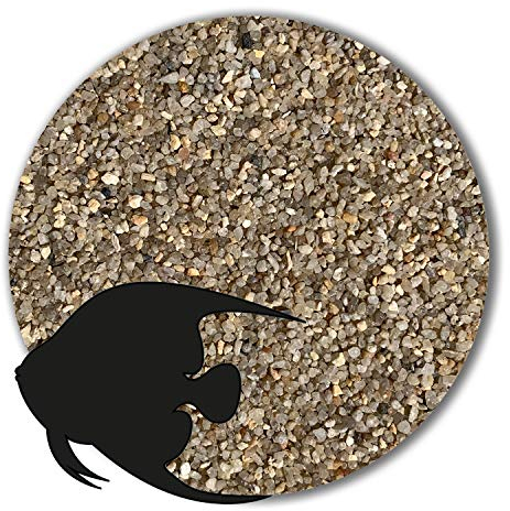 Müller GmbH - Aquarium Sand/Aquarium Kies - 25 KG - 0,8 - 1,6mm - Natur - Deutsche Premiumqualität