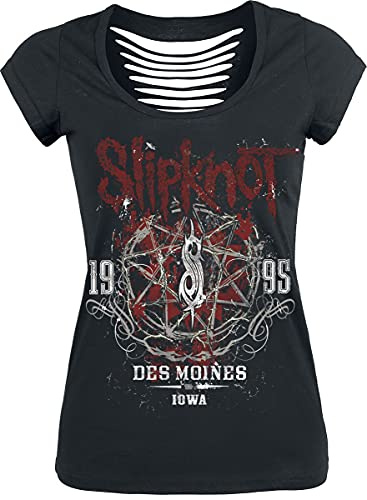 Slipknot Iowa Star Frauen T-Shirt schwarz Band-Merch, Bands, Horror