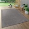 Paco Home Outdoor Teppich Balkon Terrasse Pastellfarben Flachgewebe Gartenteppich Modern, Grösse:200x280 cm, Farbe:Grau