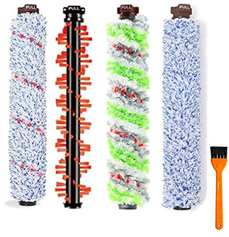 Fantisi brosse pour animaux de compagnie de brosse pour surfaces multiples rouleau de brosse pour parquet rouleau pour brosse aspirateurs pour Bissell Crosswave 866 1785 2052 1713 2225