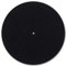 Alfombrilla de fieltro para tocadiscos LP antideslizante para audiófilos de 3 mm de grosor para discos de vinilo LP (negro)