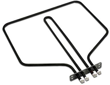 MIRTUX Kit de 1 Resistencia Inferior para Horno Compatible con Teka - Potencia 1198 W (900 + 298), 220 V - Código Original:83040745 - Resistencia de Base para Teka - Recambios de Resistencia para Teka