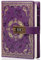 TIEFOSSI Vintage Leder Journal Notizbuch mit Zahlenschloss, B6 Geprägte Blume Geheimes Tagebuch Liniert Liniertes Papier zum Schreiben, Geschenk für Frauen Mädchen Kinder (Lila)