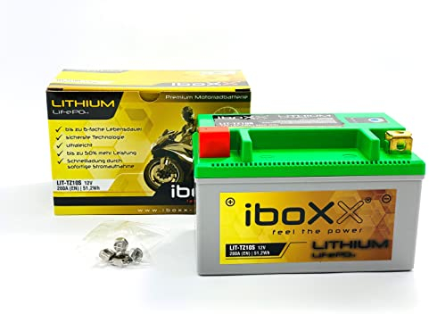 Lithium Ionen Batterie YTZ10S TTZ10S HJTZ10S-FP kompatibel mit Suzuki AN 400 Burgman 1999-15