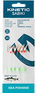 Kinetic Sabiki FullHouse #8 Fishskin