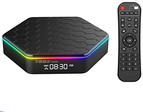 Android 12.0 TV Box, 2023 T95Z Plus Le Plus Récent avec Processeur Allwinner H618 Quad-Core 64Bit Cortex-A53, WiFi Double Bande 2,4 Ghz/5 Ghz, Décodeur 6K Ultra HD Bluetooth 5.0,2gb+16gb