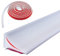 Schwarz 3M Wasserstopper Dusche,Schwallschutzleiste Dusche Selbstklebend,Wasserdamm TüRdichtung,Duschwasserstop,Duschleiste,Duschlippe,Duschschwelle