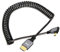 chenyang Cavo di prolunga da Micro HDMI a spirale da HDMI 1.4 a Micro HDMI, angolo di 90 gradi, 4K 60 Hz