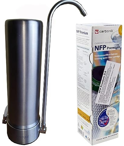 Edelstahlfilter HW-ATFS-02 mit EM Premium 5D zur Wasserbelebung mit besserem Durchfluss von Prime Inventions powered by Carbonit