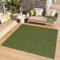 TAPISO Mono Quadrat Teppich Kurzflor Indoor Outdoor UV-beständig Grün Khaki Einfarbig Wohnzimmer Schlafzimmer Kinderzimmer Modern ÖKO-TEX 120 x 120 cm