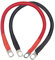 Supvox Wechselrichterkabel 2 Stück 4 Awg 25 Mm² Rot Positiv Schrumpfklemmen Für Autobatterie