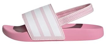 adidas Mixte enfant ADILETTE ESTRAP SLIDES CHILDREN, Clear Pink/Cloud White/Bliss Pink, 31 EU