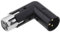 eMagTech Einstellbare 90° Winkel XLR Mikrofon Adapter Extender 3Pin XLR Stecker auf Buchse Rechtwinkligen Audioanschluss für Mixer Mikrofon Audiogeräte