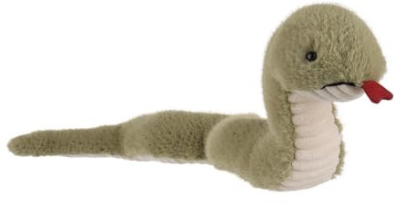 Apricot Lamb Schlange Plüschtiere für Kinder, weiche niedliche Kuscheltier für Baby Mädchen und Jungen, Flauschige Schlange Grün 60 cm