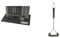 Weber Barbecue Floor Protection Mat & 6278 45 cm Three-Sided Grill Brush, Black/Silver