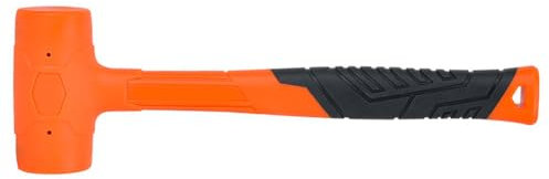 CVZQTE 0.5-3LB Multifunctional Tool Dead Blow Orange Mallet Soft Rubber Tool NoUnicast Hammer Install Hammer