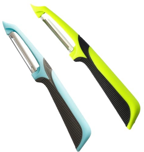 Potato Peeler Stainless Steel Rotary Peeler Peelers with Non-Slip Handles for Kitchen Vegetable Fruit Peeler Suitable for Vegetable Fruits