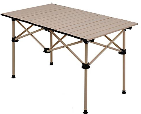 BK&MF Tragbarer Klapptisch für den Außenbereich, Ultraleichter Campingtisch Rucksacktisch Kompakter Ultraleichter mit Tragetasche für Grillen, Party, Camping,B,93x55x50cm(37x22x20inch)